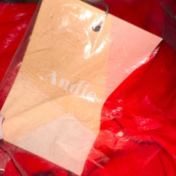 NWT Andie the banded cheeky bottom cherry red swim bikini bottom XXXL - Picture 3 of 4